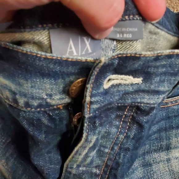 Lot of 2 Men's distressed denim Size 34 - Picture 2 of 7